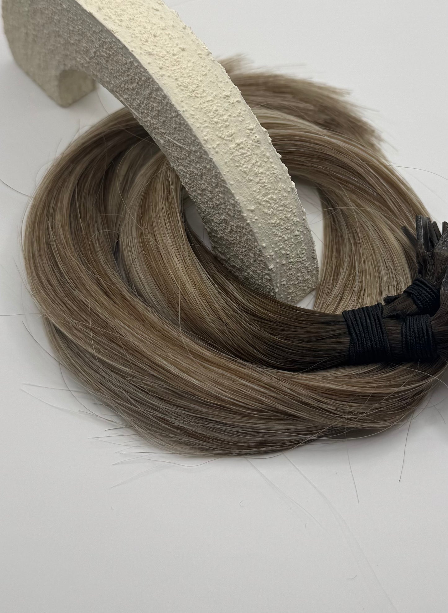 Keratin Flat Bond Hair Extensions | 18" Remy Double Drawn